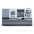 China CNC Flat Bed Lathe with Automatic Bar Feed
